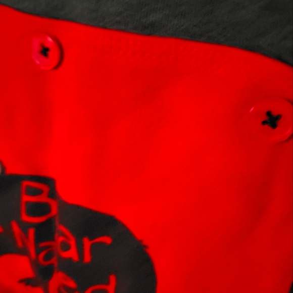 🌼3 for 30🌼Bear Naked Kids Fleece Onesie Pajamas L 12 Unisex FamJams - Picture 7 of 7